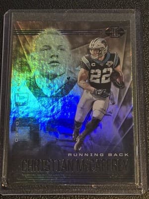 2020 Panini Illusions #55 Christian McCaffrey - Image 1