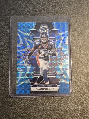 2023 Panini Mosaic #70 Champ Bailey Reactive Blue Mosaic - Image 1