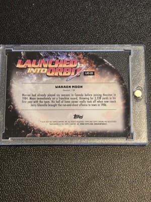 2024 Topps Chrome Cosmic #LIO-23 Warren Moon Launched Into Orbit Gold #/50 - Thumbnail 2