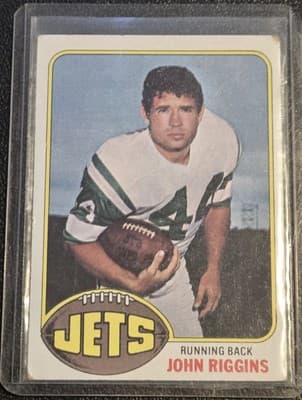 1976 Topps #305 John Riggins - Image 1