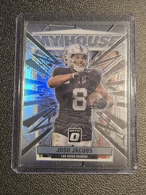 2023 Donruss Optic #13 Josh Jacobs My House! - Image 1