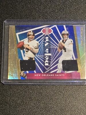 2023 Panini Illusions #DV-MC Archie Manning / Derek Carr MEM Deja Vu - Image 1