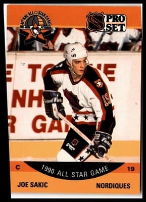 1990-91 Pro Set #375 Joe Sakic - Image 1