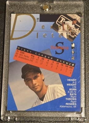 1993 Classic Best Gold #115 Derek Jeter - Thumbnail 2