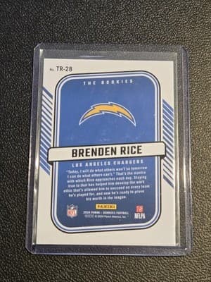 2024 Donruss #TR-28 Brenden Rice The Rookies - Thumbnail 2