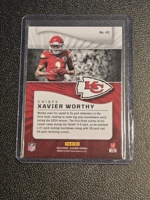 2024 Panini Illusions #45 Xavier Worthy Retail - Thumbnail 2