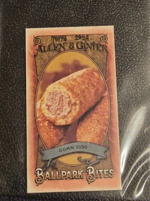 2024 Topps Allen & Ginter #BB-2 Corn Dog Mini Ballpark Bites - Image 1