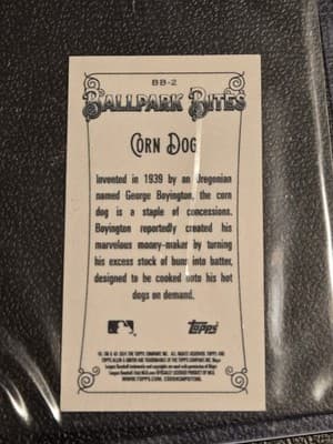 2024 Topps Allen & Ginter #BB-2 Corn Dog Mini Ballpark Bites - Thumbnail 2
