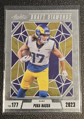 2024 Panini Absolute #DD-PNA Puka Nacua Draft Diamonds - Image 1