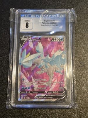 SWSH11: Lost Origin #174/196 Kyurem V (Full Art) CGC 8 - Image 1