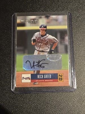 2005 Donruss #101 Nick Green Autographs - Image 1