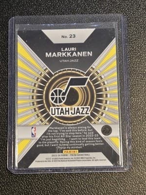 2023-24 Panini Prizm #23 Lauri Markkanen Dominance Prizms Silver - Thumbnail 2