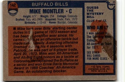 1976 Topps #142 Mike Montler - Thumbnail 2