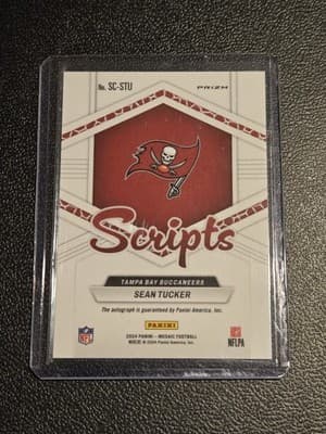 2024 Panini Mosaic #SC-STU Sean Tucker Scripts - Thumbnail 2