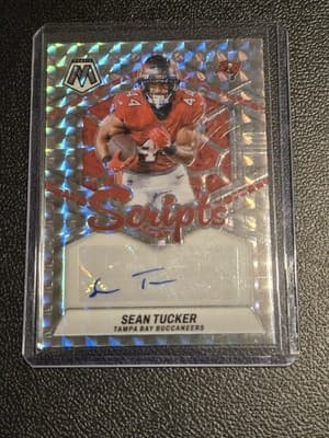 2024 Panini Mosaic #SC-STU Sean Tucker Scripts - Image 1