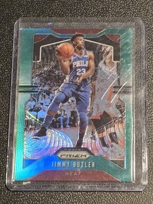 2019-20 Panini Prizm #246 Jimmy Butler Prizms Green - Image 1