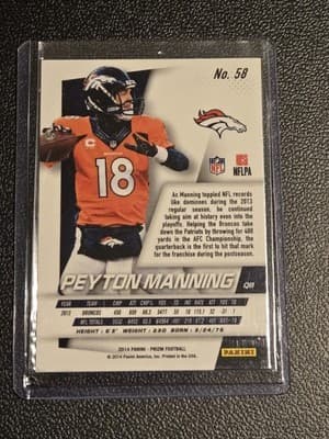 2014 Panini Prizm #58 Peyton Manning - Thumbnail 2