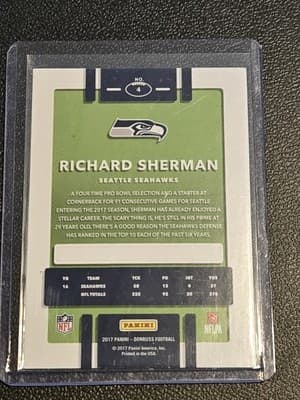 2017 Donruss #4 Richard Sherman - Thumbnail 2