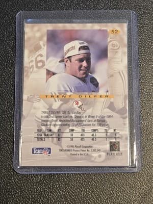 1995 Playoff Absolute #52 Trent Dilfer - Thumbnail 2