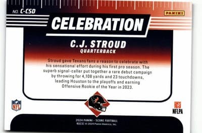 2024 Score #C-CSD C.J. Stroud Celebration - Thumbnail 2