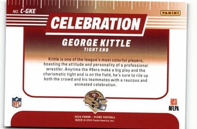 2024 Score #C-GKE George Kittle Celebration - Thumbnail 2