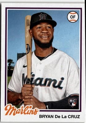 2022 Topps Archives #138 Bryan De La Cruz - Image 1