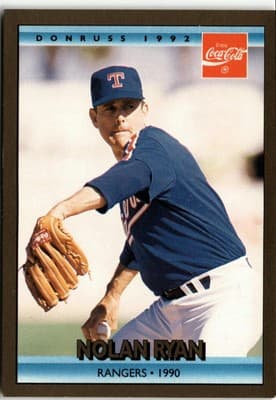 1992 Donruss Coca-Cola Nolan Ryan #24 Nolan Ryan - Image 1