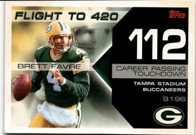 2007 Topps #BF-112 Brett Favre Brett Favre Collection - Image 1