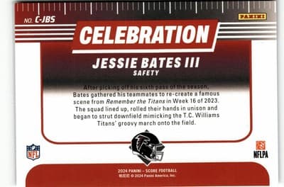 2024 Score #C-JBS Jessie Bates III Celebration - Thumbnail 2