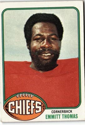 1976 Topps #216 Emmitt Thomas - Image 1