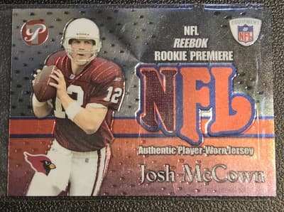 2002 Topps Pristine #RPR-JM Josh McCown Rookie Premiere Jerseys - Image 1