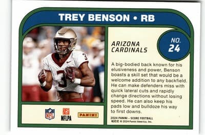 2024 Score #24 Trey Benson Protential - Thumbnail 2