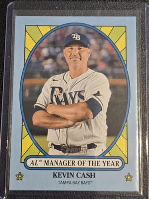 2021 Topps Heritage #AW-6 Kevin Cash Award Winners