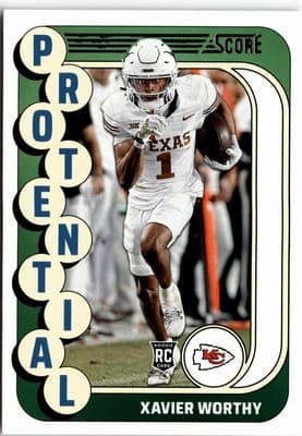 2024 Score #15 Xavier Worthy Protential - Image 1
