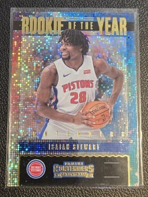 2020-21 Panini Contenders #16 Isaiah Stewart Rookie of the Year Contenders