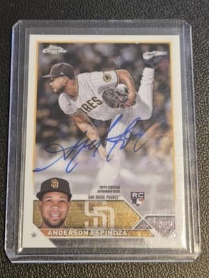 2023 Topps Chrome #RA-AE Anderson Espinoza Rookie Autographs