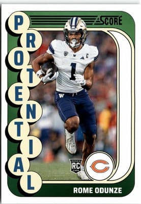2024 Score #18 Rome Odunze Protential - Image 1