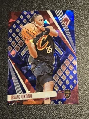 2023-24 Panini Phoenix #22 Isaac Okoro Phoenix Blue Ice - Image 1