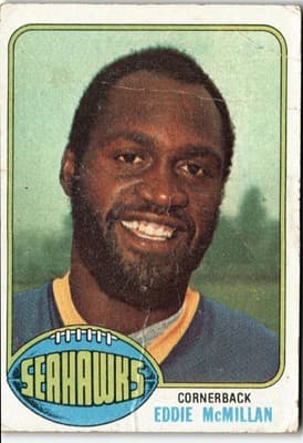 1976 Topps #388 Eddie McMillan - Image 1