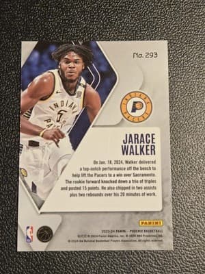2023-24 Panini Phoenix #293 Jarace Walker Phoenix Blue Ice - Thumbnail 2