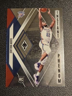 2023-24 Panini Phoenix #7 Cason Wallace Instant Phenom Silver RC