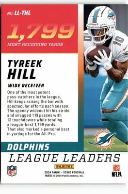 2024 Score #LL-THL Tyreek Hill League Leaders - Thumbnail 2