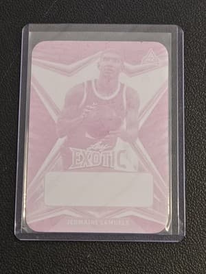 2022-23 Leaf Exotic - Tiger Printing Plates Magenta #BA-JS2 Jermaine Samuels #/1