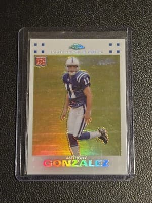 2007 Topps Chrome #TC206 Anthony Gonzalez White Refractors #/869 - Image 1