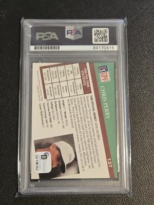 1991 Pro Set PGA Tour #137 Chris Perry PSA Authentic Autograph - Thumbnail 2