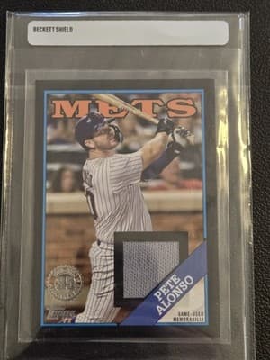2023 Topps Pete Alonso 1988 Topps Baseball 35th Anniversary Relics Black #/199