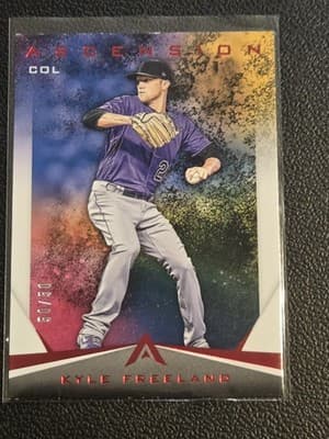 2019 Panini Chronicles #16 Kyle Freeland Ascension Red #/50