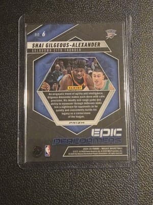 2024-25 Panini Mosaic #6 Shai Gilgeous-Alexander Epic Performers Mosaic - Thumbnail 2
