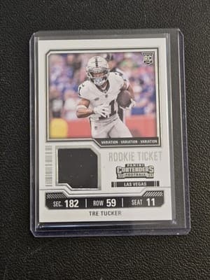 2023 Panini Contenders #TS35 Tre Tucker Rookie Ticket Swatches