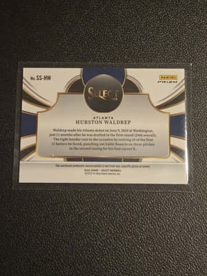 2024 Panini Select #SS-HW Hurston Waldrep Selective Swatches Flash Prizms - Thumbnail 2